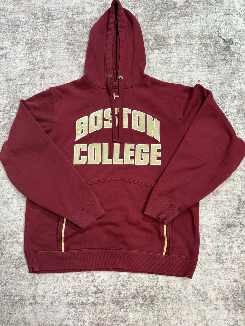 Boston College Eagles Hoodie Mens Sz S Red Pullover Sweatshirt Under Armour NCAA
